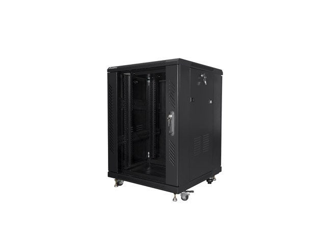 Lanberg rack cabinet 19" free-standing 15U/600x600 (flat pack) black