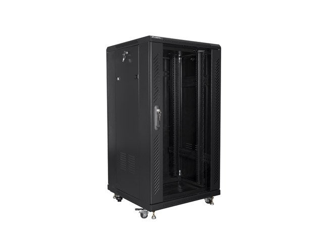 Lanberg rack cabinet 19" free-standing 22U/600x600 (flat pack) black