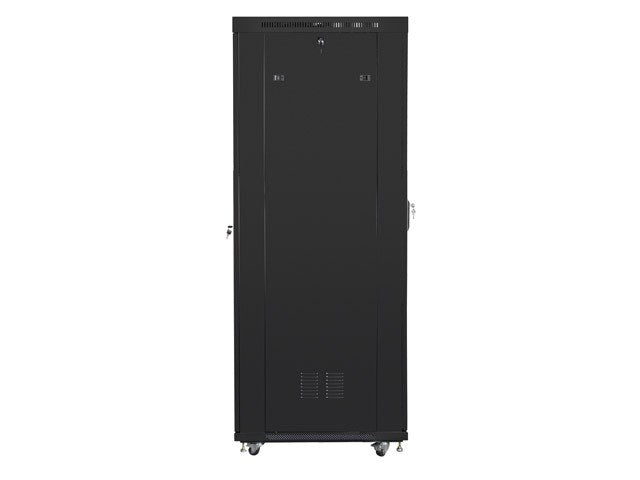 Lanberg rack cabinet 19" free-standing 42U/800x1000 (flat pack) with mesh door lcd black v2
