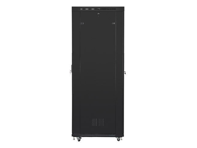 Lanberg rack cabinet 19" free-standing 47U/800x1000 (flat pack) with mesh door lcd black v2