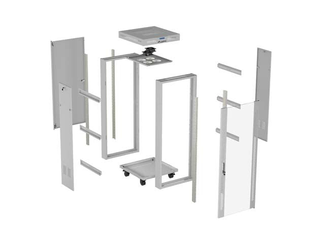 Lanberg FF01-6632-12SL rack cabinet 32U Freestanding rack Grey