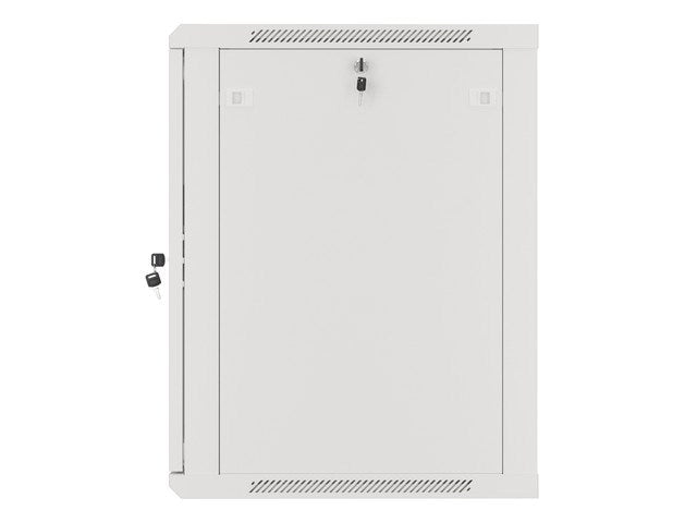 Lanberg rack cabinet 19" wall-mount 15U / 600x600 for self-assembly (flat pack), grey
