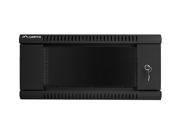Lanberg rack cabinet 19" wall-mount 4U / 600x450 for self-assembly (flat pack), black
