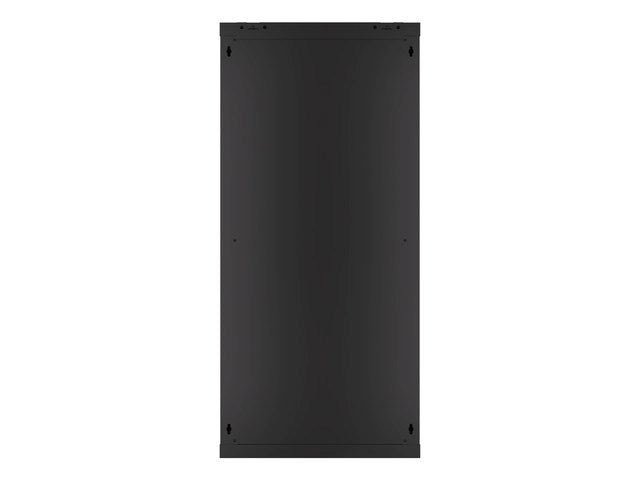 Lanberg rack cabinet 19" wall-mount 27U / 600x600 for self-assembly (flat pack), black