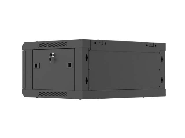 Lanberg WF01-6404-00B rack cabinet 4U Wall mounted rack Black