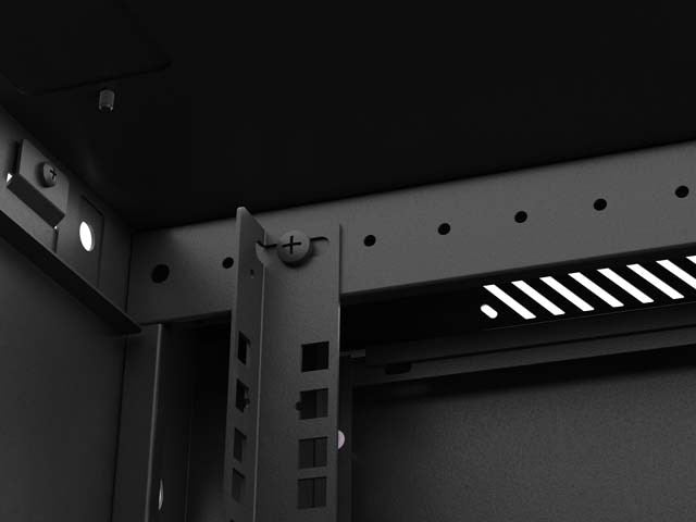 Lanberg WF01-6612-23B rack cabinet 12U Wall mounted rack Black