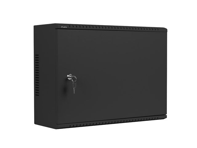Lanberg rack cabinet 19" wall-mount 4U+3u/540x200 low-profile black (assembled)