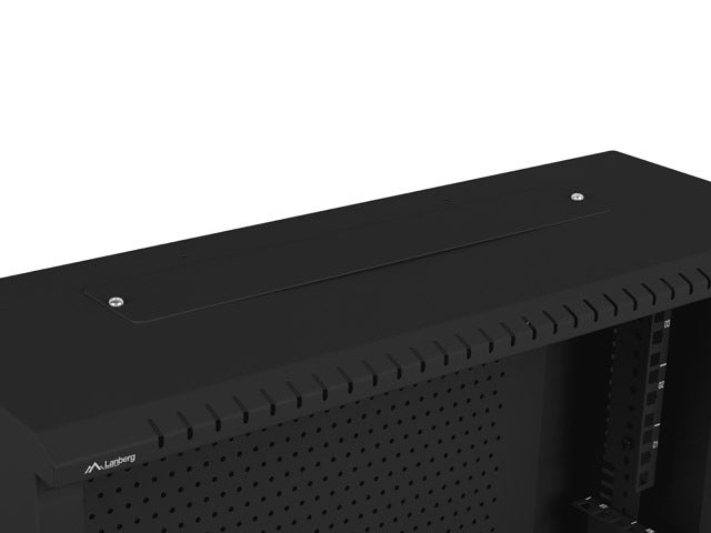 Lanberg rack cabinet 19" wall-mount 4U+3u/540x200 low-profile black (assembled)