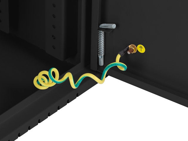 Lanberg rack cabinet 19" wall-mount 6U+3u/540x200 low-profile black (assembled)