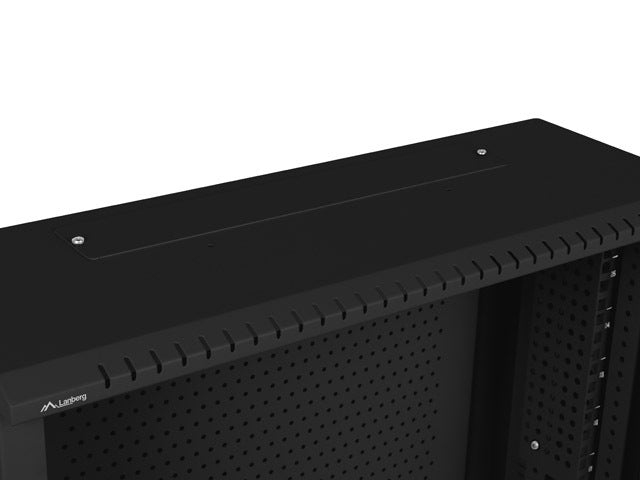 Lanberg rack cabinet 19" wall-mount 6U+3u/540x200 low-profile black (assembled)