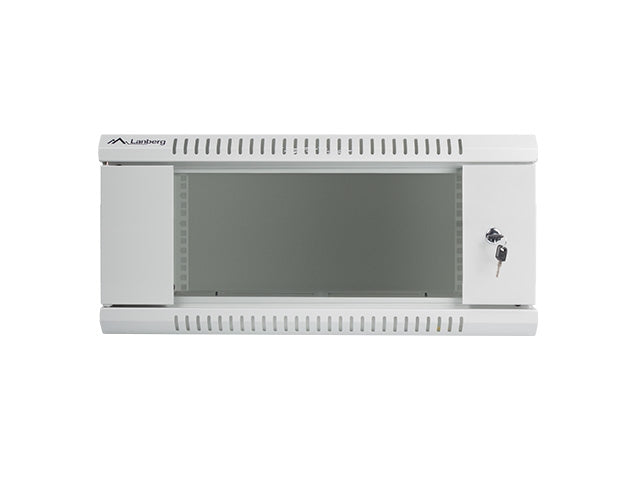 Lanberg rack cabinet 19" wall-mount 4U / 600x450 for self-assembly (flat pack), grey