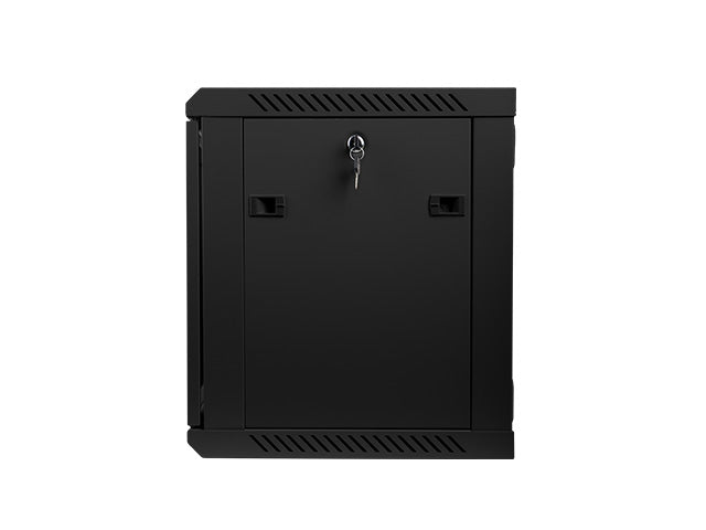 Lanberg rack cabinet 19" wall-mount 9U / 600x450 for self-assembly (flat pack), black