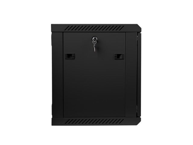 Lanberg rack cabinet 19" wall-mount 9U / 600x450 for self-assembly (flat pack), black