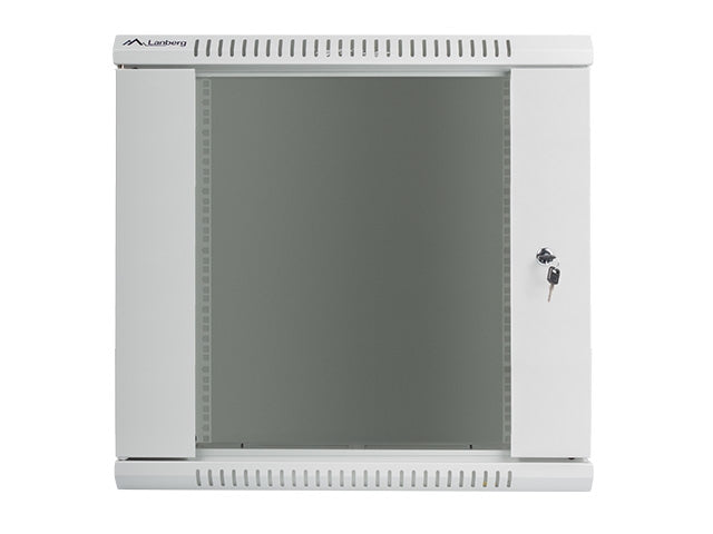Lanberg rack cabinet 19" wall-mount 12U / 600x450 for self-assembly (flat pack), grey