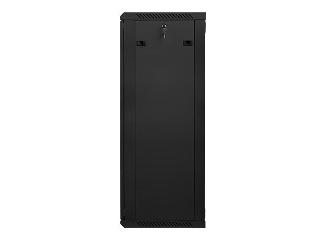 Lanberg rack cabinet 19" wall-mount 27U / 600x450 for self-assembly (flat pack), black