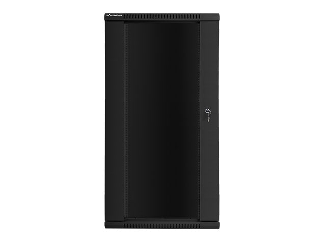 Lanberg rack cabinet 19" wall-mount 27U / 600x450 for self-assembly (flat pack), black