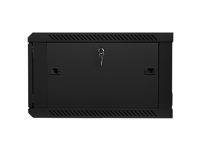 Lanberg rack cabinet 19" wall-mount 6U / 600x600 for self-assembly (flat pack), black