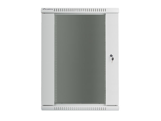 Lanberg rack cabinet 19" wall-mount 18U / 600x600 for self-assembly (flat pack), grey