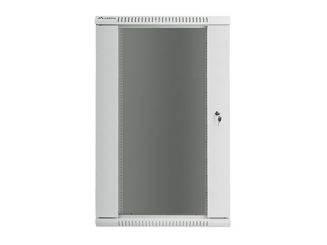 Lanberg rack cabinet 19" wall-mount 22U / 600x600 for self-assembly (flat pack), grey
