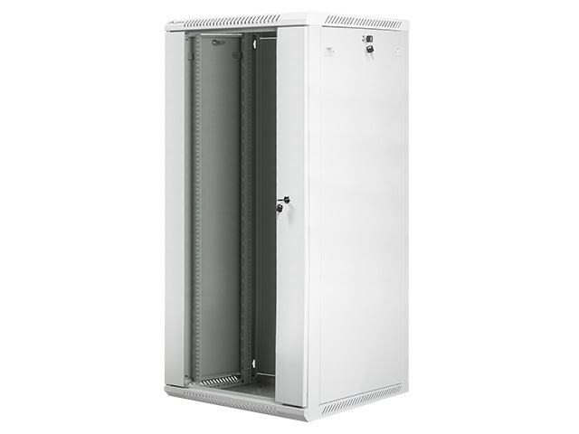 Lanberg rack cabinet 19" wall-mount 27U / 600x600 for self-assembly (flat pack), grey