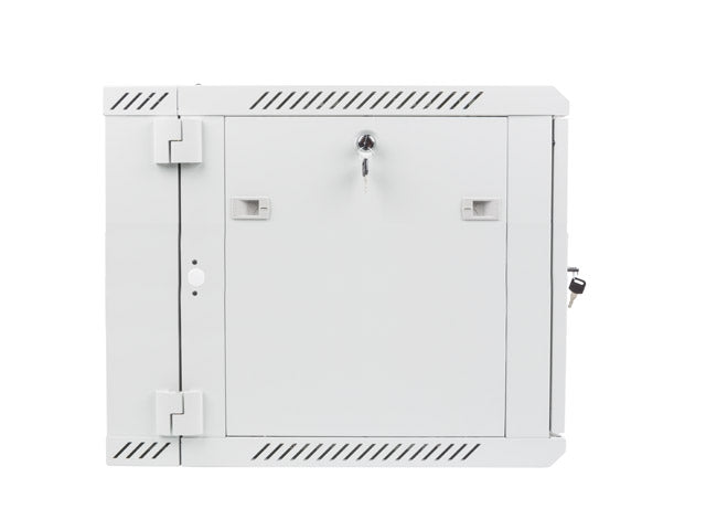 Lanberg rack cabinet 19" double-section wall-mount 9U / 600x600 for self-assembly (flat pack), grey