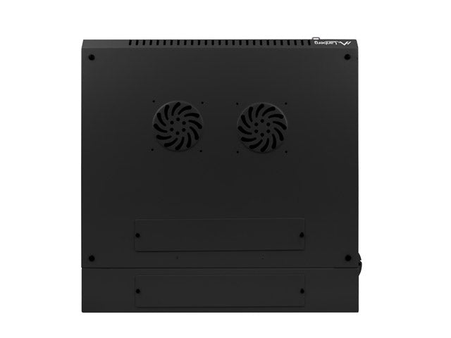 Lanberg rack cabinet 19" double-section wall-mount 12U / 600x600 for self-assembly (flat pack), black
