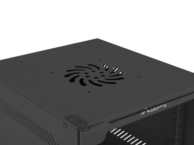 Lanberg rack cabinet 10" wall-mount 4U / 280x310 for self-assembly (flat pack), black