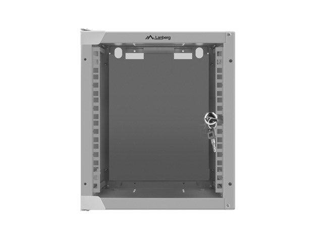 Lanberg rack cabinet 10" wall-mount 6U / 280x310 for self-assembly (flat pack), grey