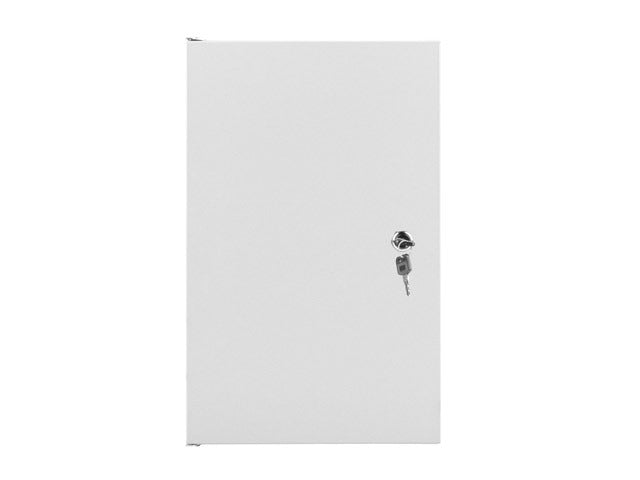 Lanberg rack cabinet 10" wall-mount 9U / 280x310 self-assembly flat pack with metal door, grey