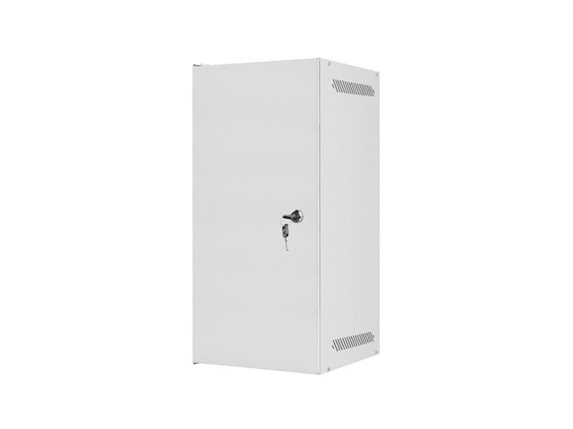Lanberg rack cabinet 10" wall-mount 12U/280x310 for self-assembly with metal door grey (flat pack)