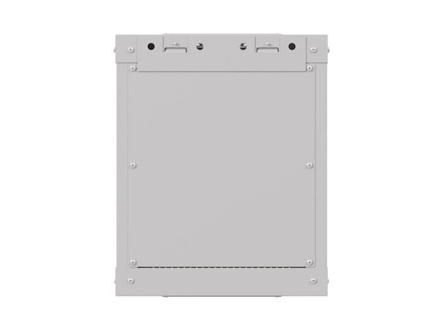 Lanberg rack cabinet 10" wall-mount 6U/300x300 (flat pack) with glass door grey