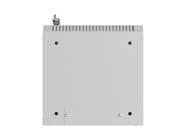 Lanberg rack cabinet 10" wall-mount 9U/300x300 (flat pack) with glass door grey