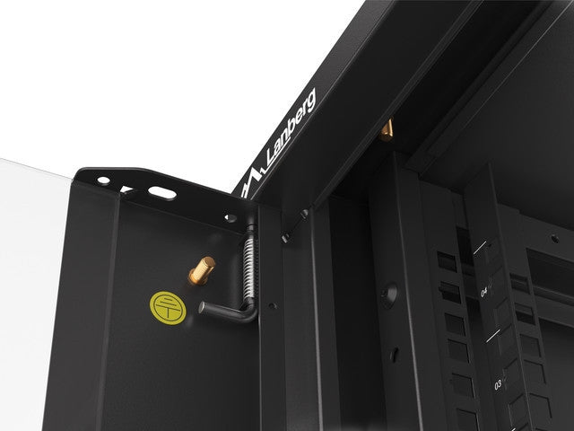 Lanberg rack cabinet 19" wall-mounted 4U 600 fast assembly (flat pack) black