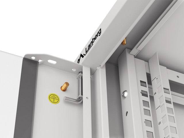 Lanberg rack cabinet 19" wall-mounted 4U 600 fast assembly (flat pack) grey