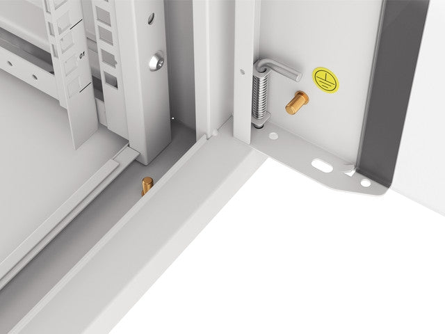 Lanberg rack cabinet 19" wall-mounted 4U 600 fast assembly (flat pack) grey