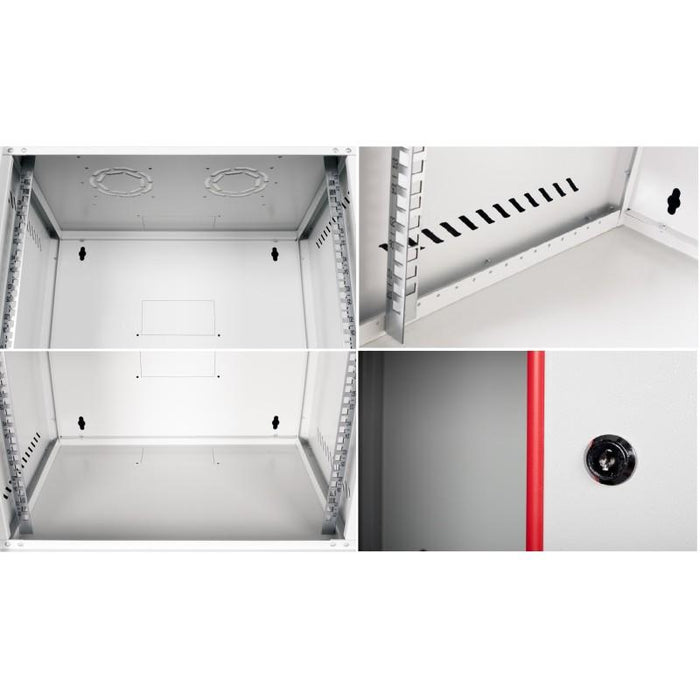 LANDE Communication cabinet STB Security Box, 540x400mm, 7U, 19"