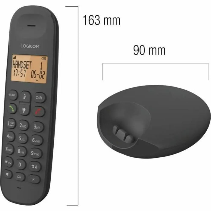 Landline Telephone Logicom DECT ILOA 150 SOLO Black - Електроника Телефони и таблети<<<Компютри|