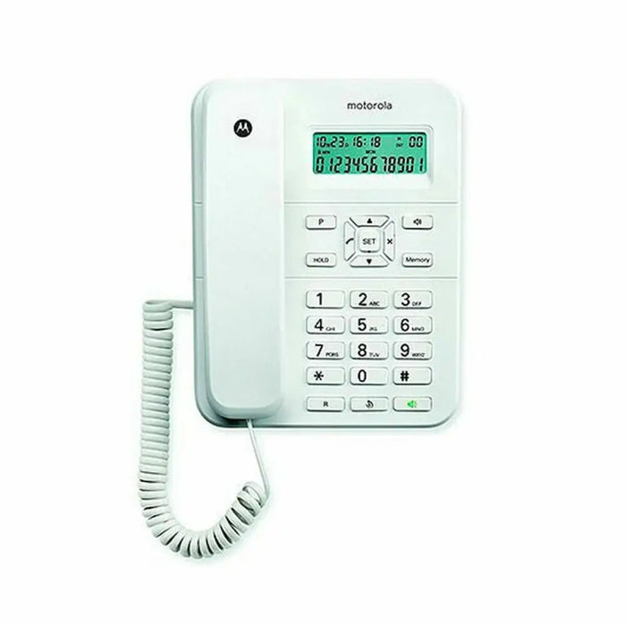 Landline Telephone Motorola White - Електроника Телефони и таблети<<<Компютри| Електроника<<<BigBuy&&&Стационарни и IP