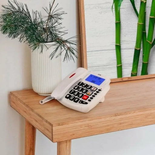 Landline Telephone SPC 3296B White - Електроника Телефони и таблети<<<Компютри| Електроника<<<BigBuy&&&Стационарни и IP