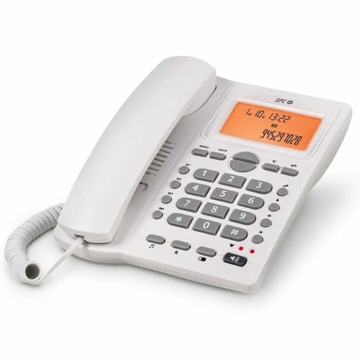 Landline Telephone SPC 3612B White - Електроника Телефони и таблети<<<Компютри| Електроника<<<BigBuy&&&Стационарни и IP