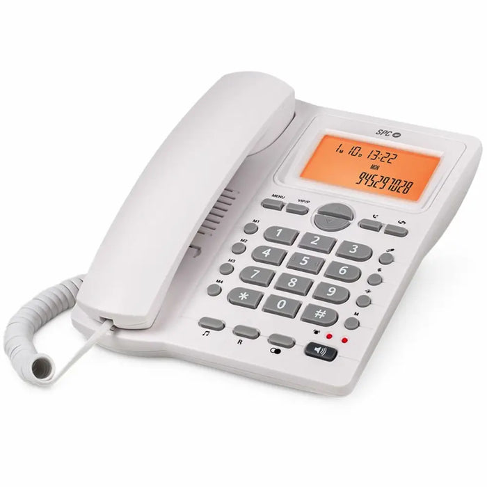 Landline Telephone SPC Internet 3612B White - Стационарни и IP телефони<<<Електроника Телефони и таблети<<<Компютри|