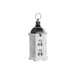 Lantern DKD Home Decor Aged finish White Dark grey Wood Crystal 19 x 17 x 39 cm - Декорация и Осветление<<<Дом