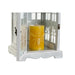 Lantern DKD Home Decor Aged finish White Grey Wood Crystal 19 x 19 x 42 cm - Декорация и Осветление<<<Дом