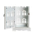 Lantern DKD Home Decor Aged finish White Grey Wood Crystal Mediterranean 19 x 19 x 51 cm - Декорация и Осветление<<<Дом