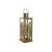 Lantern DKD Home Decor Golden Metal 16,5 x 16,5 x 50 cm Leaf of a plant - Декорация и Осветление<<<Дом