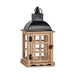 Lantern Gift Decor Brown Black Wood Metal Crystal 14 x 40 x 20 cm 20 x 40 x 14 cm (6 Units) - Декорация и