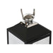 Lantern Home ESPRIT Black Silver Crystal Steel 18 x 18 x 41 cm (2 Pieces) - Декорация и Осветление<<<Дом
