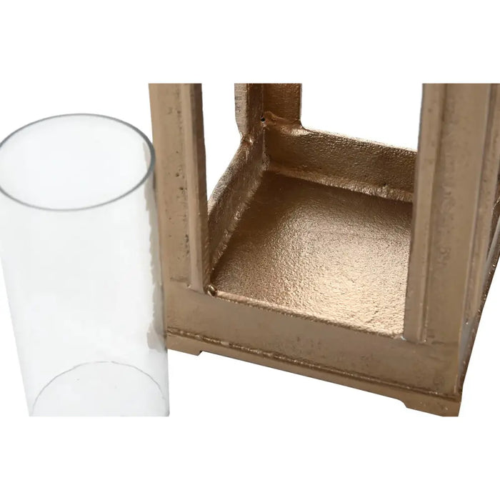 Lantern Home ESPRIT Golden Aluminium Crystal Vintage 17 x 17 x 59 cm - Декорация и Осветление<<<Дом