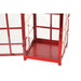 Lantern Home ESPRIT Red Golden Metal Crystal 21 x 21 x 63 cm (2 Units) - Лампи<<<Декорация и Осветление<<<Дом