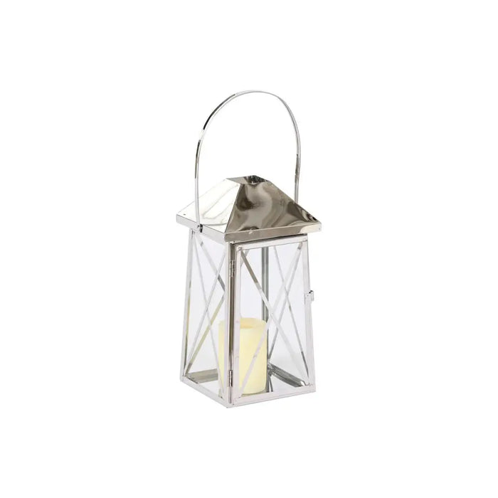 Lantern Home ESPRIT Silver Crystal Steel Chromed 20 x 20 x 48 cm (3 Pieces) - Декорация и Осветление<<<Дом